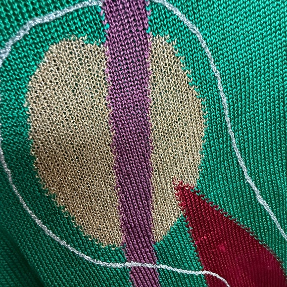 Vintage 70’s CHLOE emerald knit top😍😍 - Picture 10 of 12